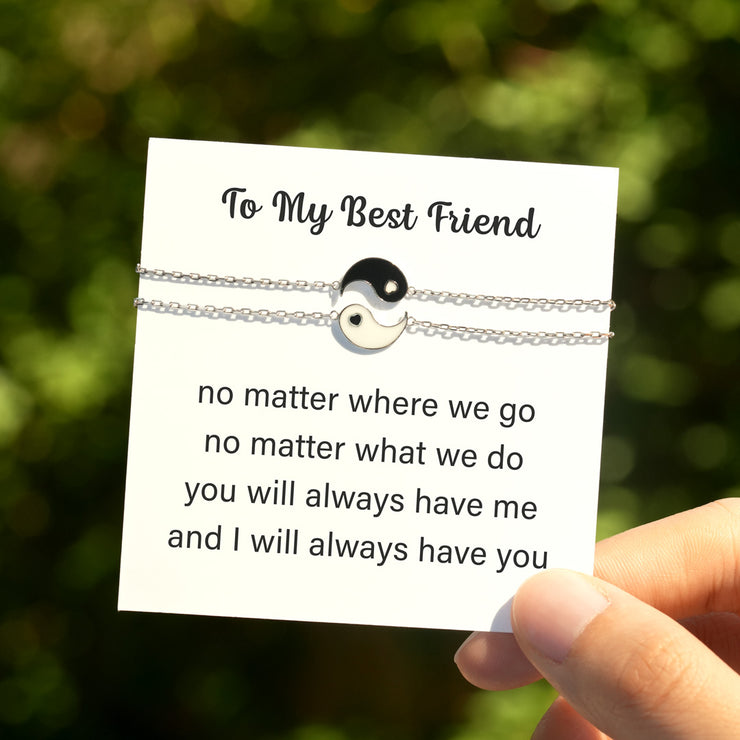 Yin Yang Matching Best Friend Bracelets