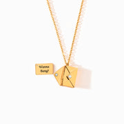 Hidden Message Letter Necklace