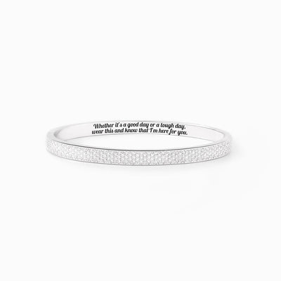 Pavé Mantra Bangle