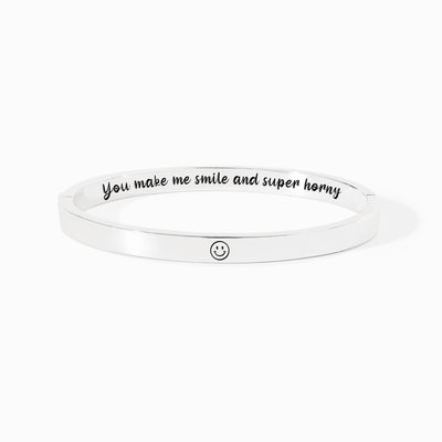 You Make Me Smile And Mantra Bangle