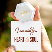 2 Initials Heart Ring