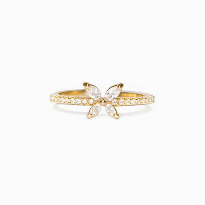 Butterfly Ring - With Brave Wings She Flies 