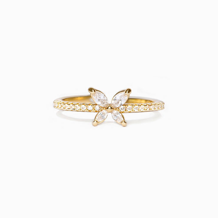 Butterfly Ring - With Brave Wings She Flies 