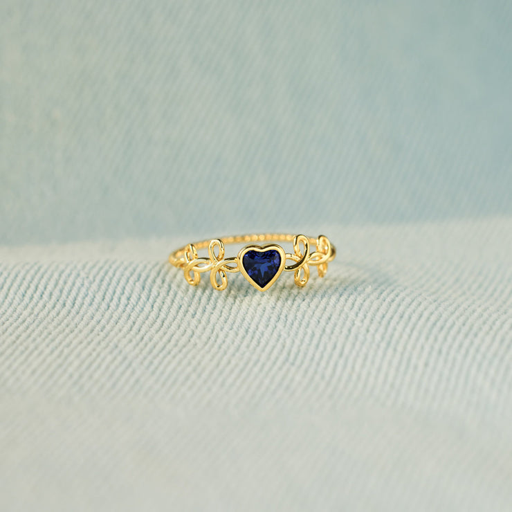 Heart Knot Band Ring