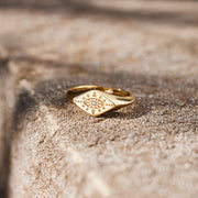 Golden Evil Eye Ring