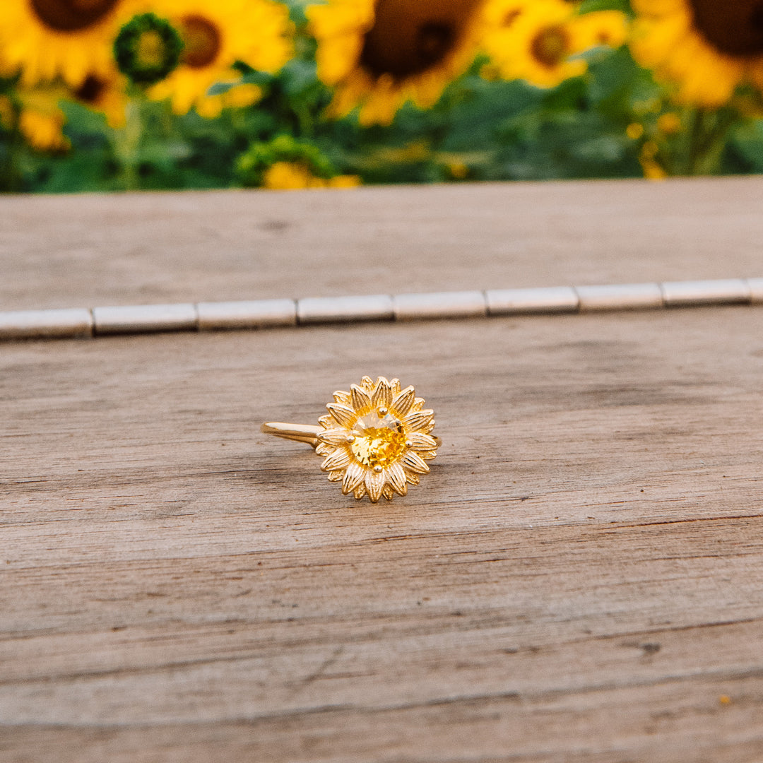 Sunflower Ring Story Jewellery