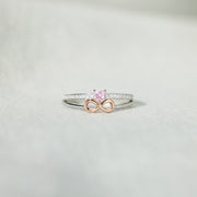 Blessing From The Start Heart Infinity Sign Ring