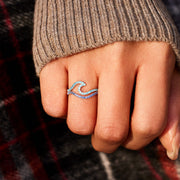 Loving You Double Wave Ring