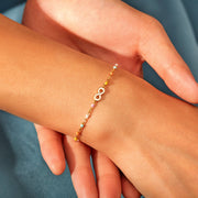 Always Sisters Infinity Sign Bracelet