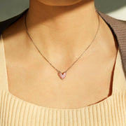 packed pave necklace