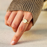 Wave Disk Ring