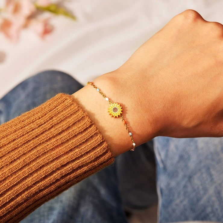 My Best Friend For A Lifetime Sunflower Bracelet