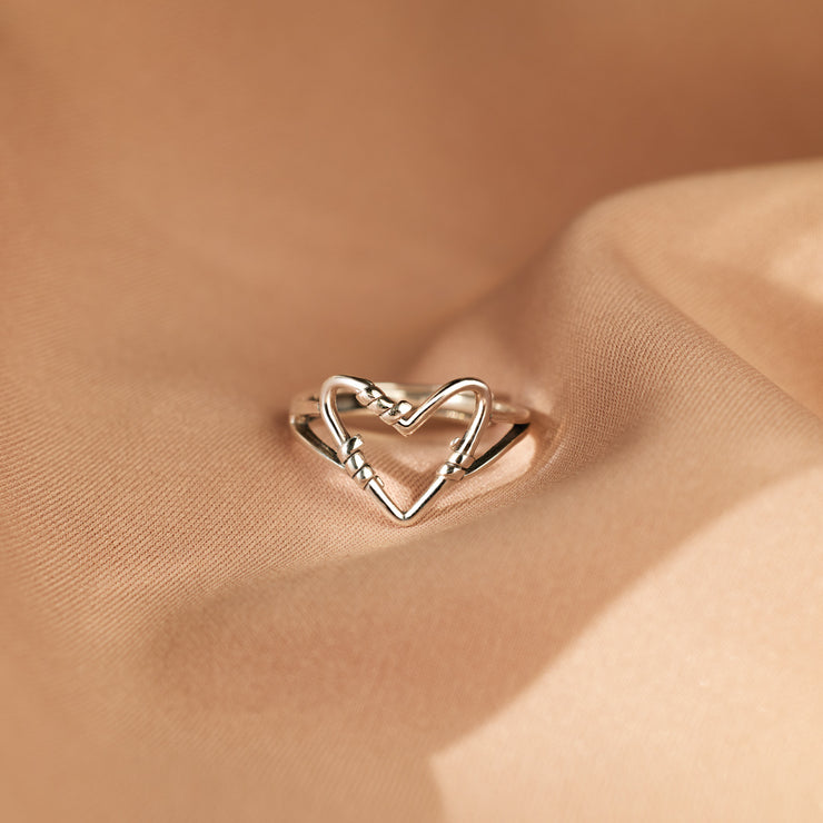 Heart Wire Ring