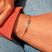 Rainbow Bar Bracelet