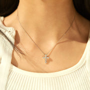 Daisy Cross Necklace