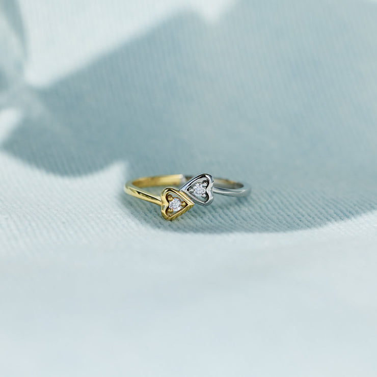 Being Marrried To You Duo Heart Ring