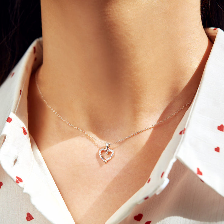 Layered Heart Necklace