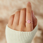 For My Best Friend Dog Paw Ring