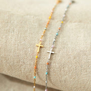 Sister In Christ Cross Bracelet
