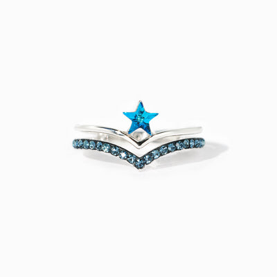 Catch Your Stars Double Chevron Ring