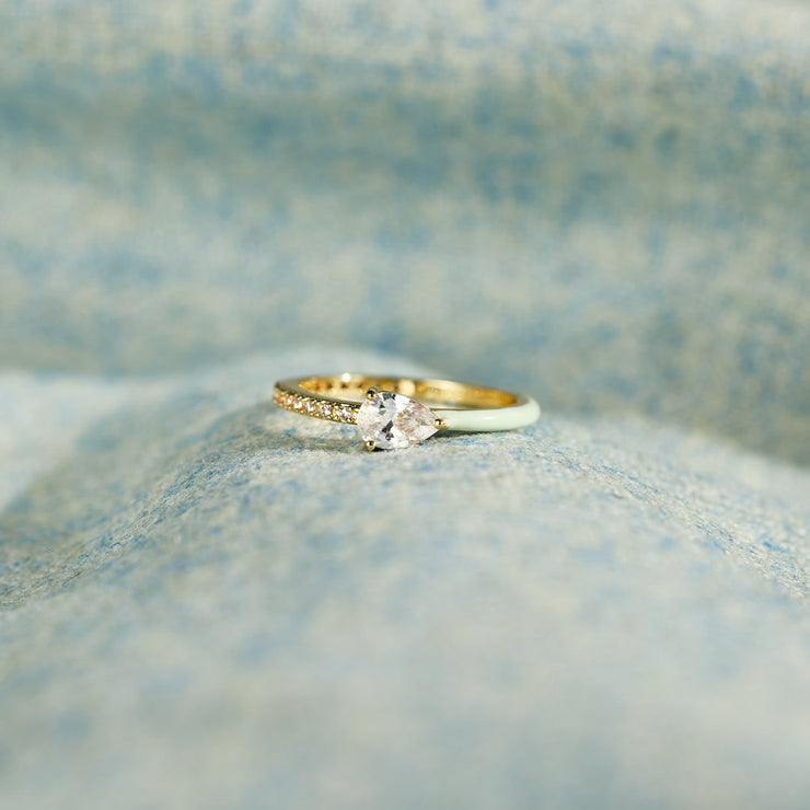 Half Enamel Ring