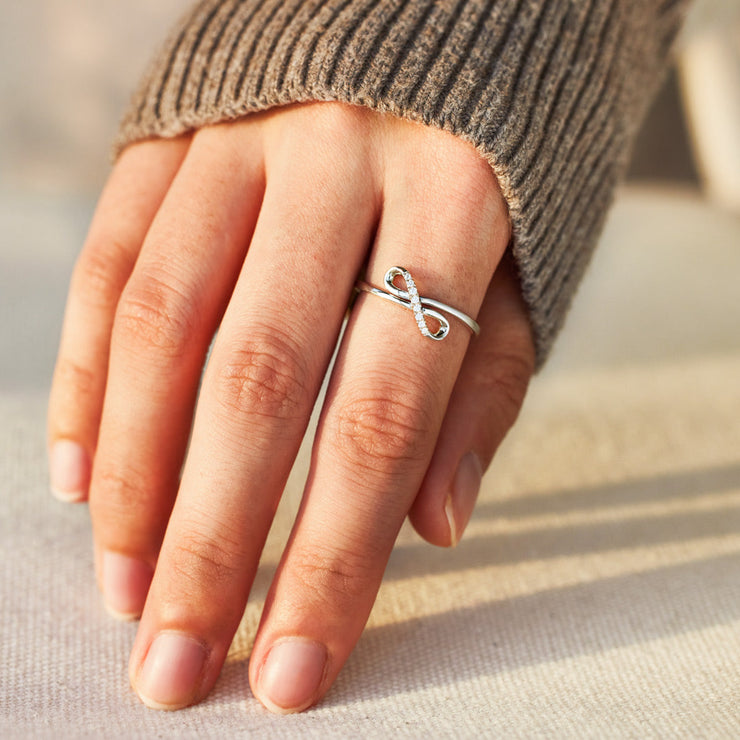 Infinity Ribbon Ring