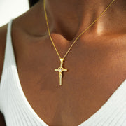 Heart Cross Necklace