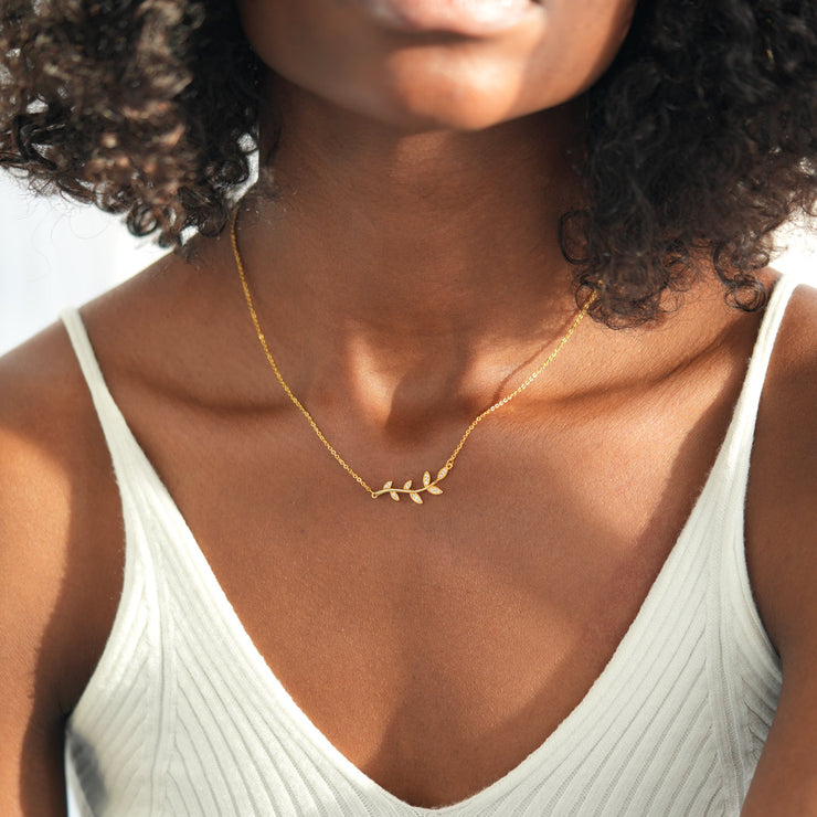 Tree Leaf Necklace