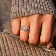 Loving You Double Wave Ring