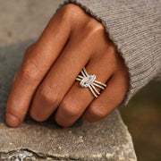 Pavé Knot Ring