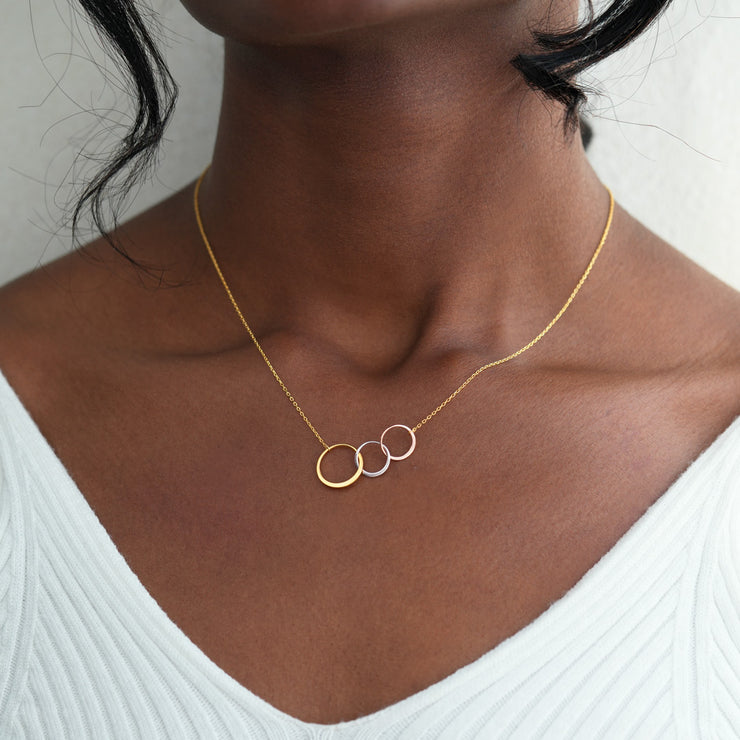 Triple Interlocking Necklace