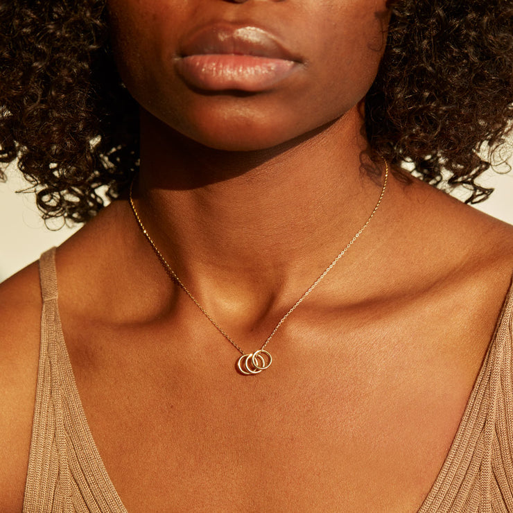 Triple Circle Necklace