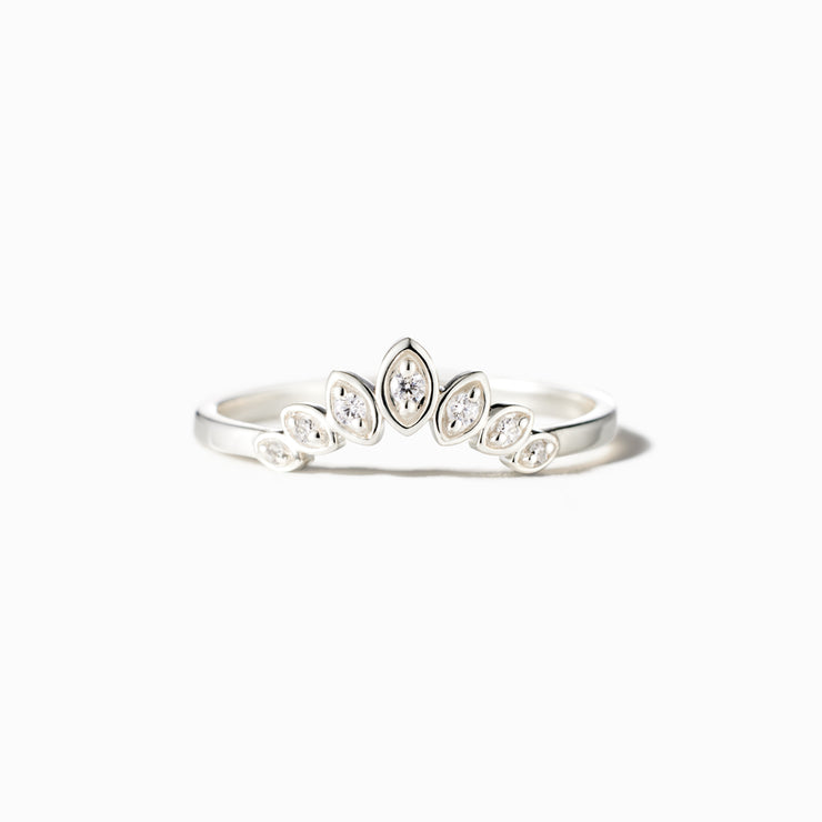 Curved Crown Ring