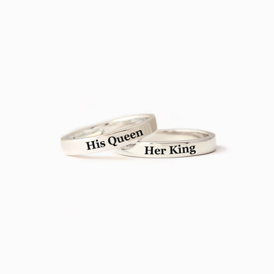 Custom Couple Ring Set