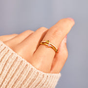 Duo Hearts Ring