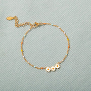 Triple Daisy Bracelet