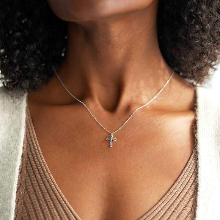 Twisted Cross Necklace