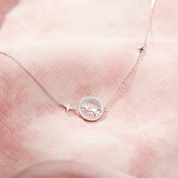 Disk Planet Stars Necklace