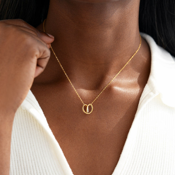 Knotted Heart Necklace