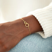 Hammered Interlocking Bracelet