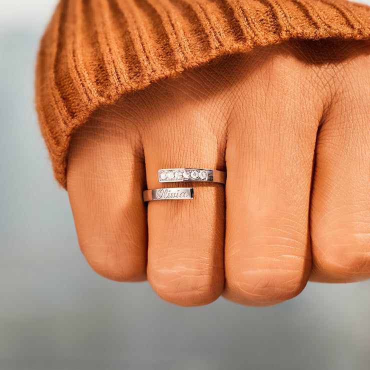 Personalized Engraving Wrap Ring