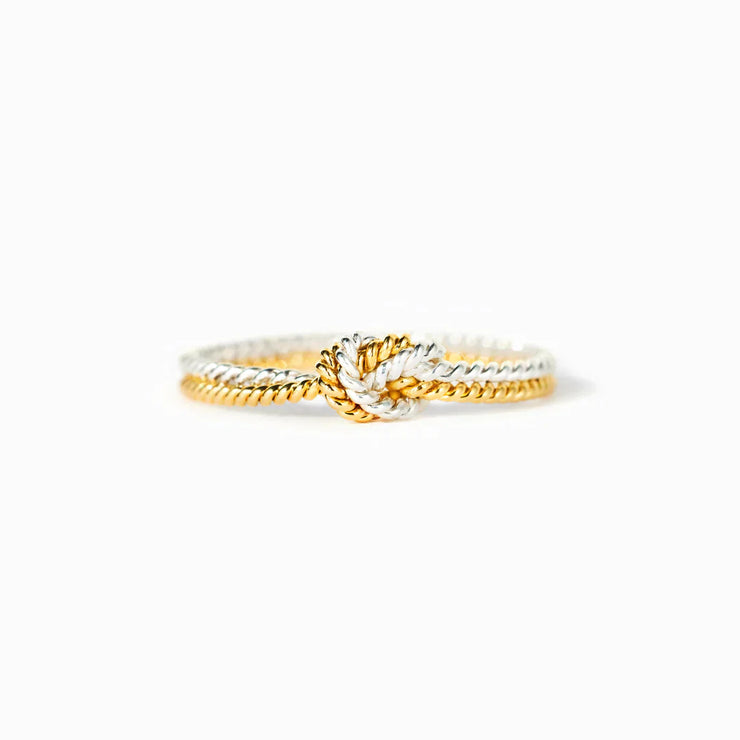 Two Strand Knot Ring