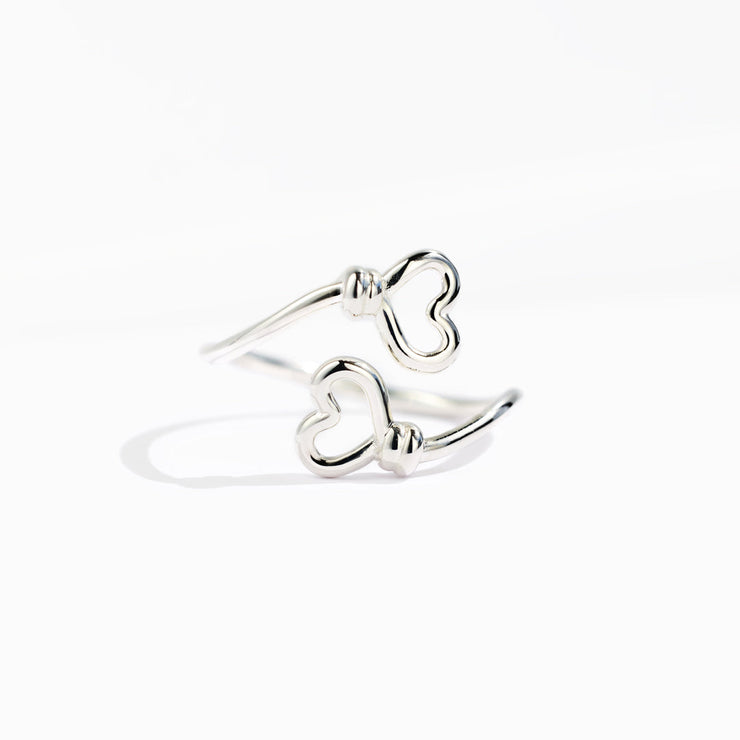 Double Heart Ring