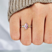 1-8 Names & Birthstones Marquoise Ring