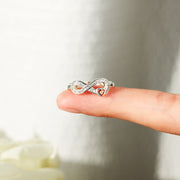 First My Daughter Heart Infinity Ring