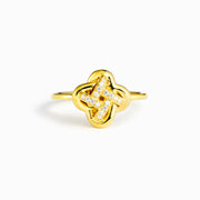 Un-slipping Knot Celtic Love Knot Ring