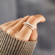 Pavé Pearl Ring
