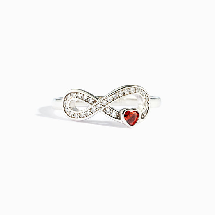 Endless Friendship Heart Infinity Ring