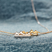 Mustard Seed Mountain Necklace