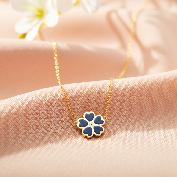 Five Petals Flower Necklace